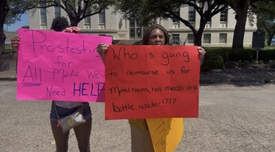 Marlin water protest
