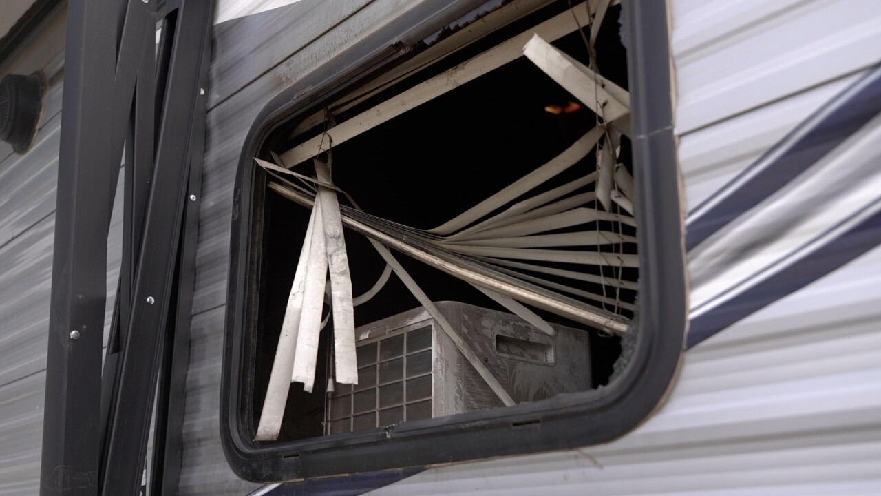 Caldwell RV fire window