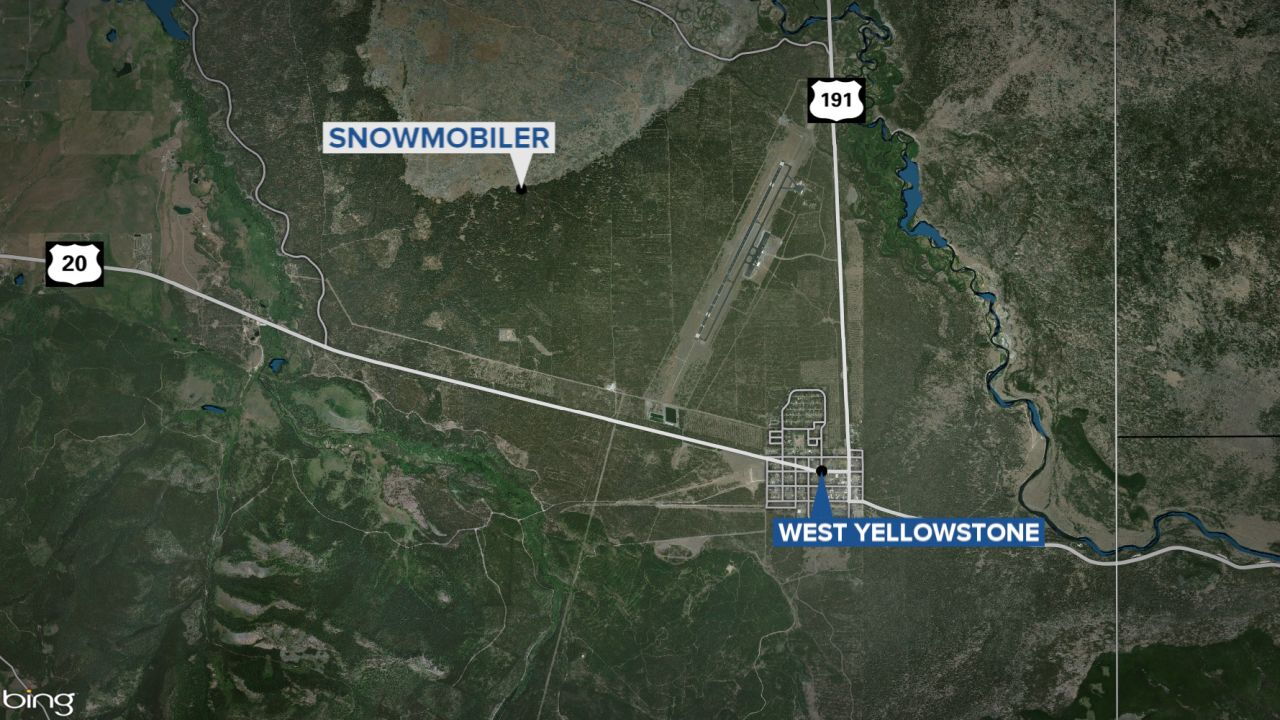 Snowmobiler reported missing found dead near West Yellowstone