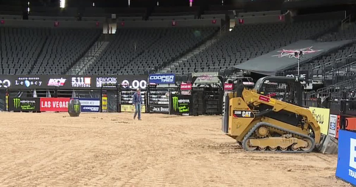Pbr Rodeo Arena PBR Rodeo events take over MGM Grand Garden Arena