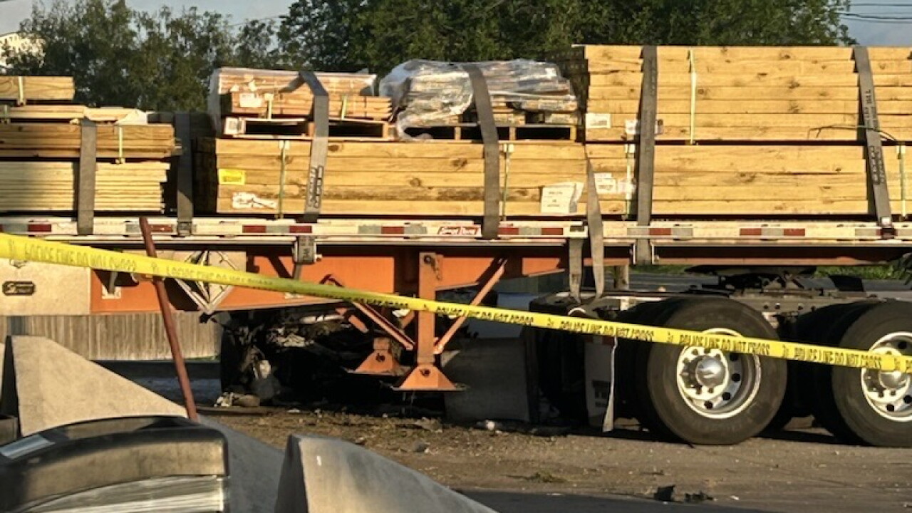 I37 gas station crash up river road