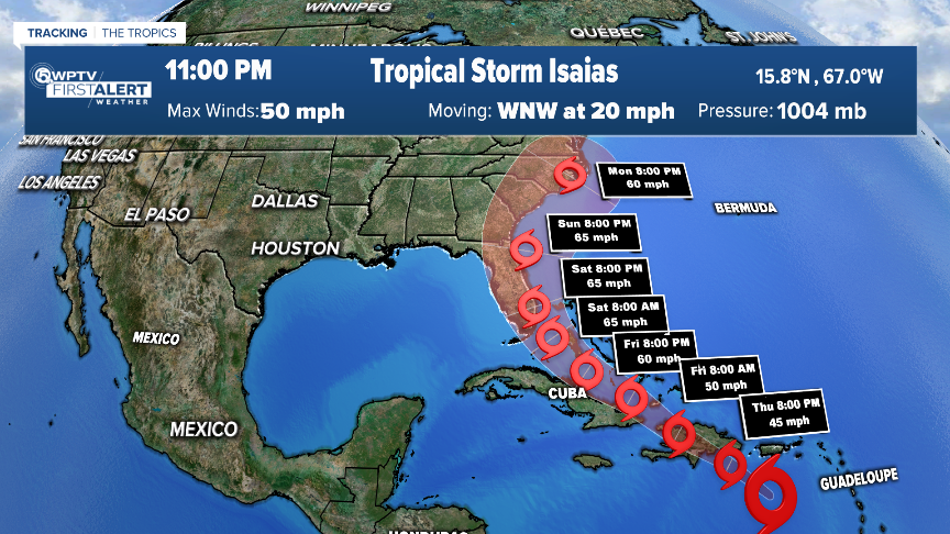 Tropical Storm Isaias