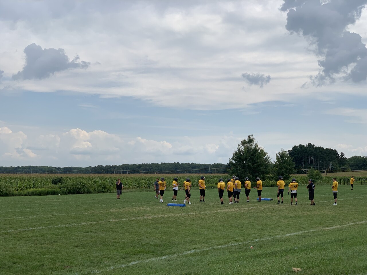 Tri County football practice