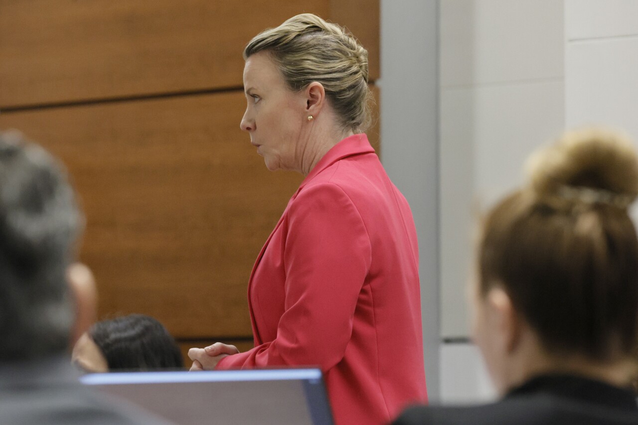 Melisa McNeill speaks in court after announcing intent to rest case in sentencing trial for Parkland school shooter Nikolas Cruz, Sept. 14, 2022