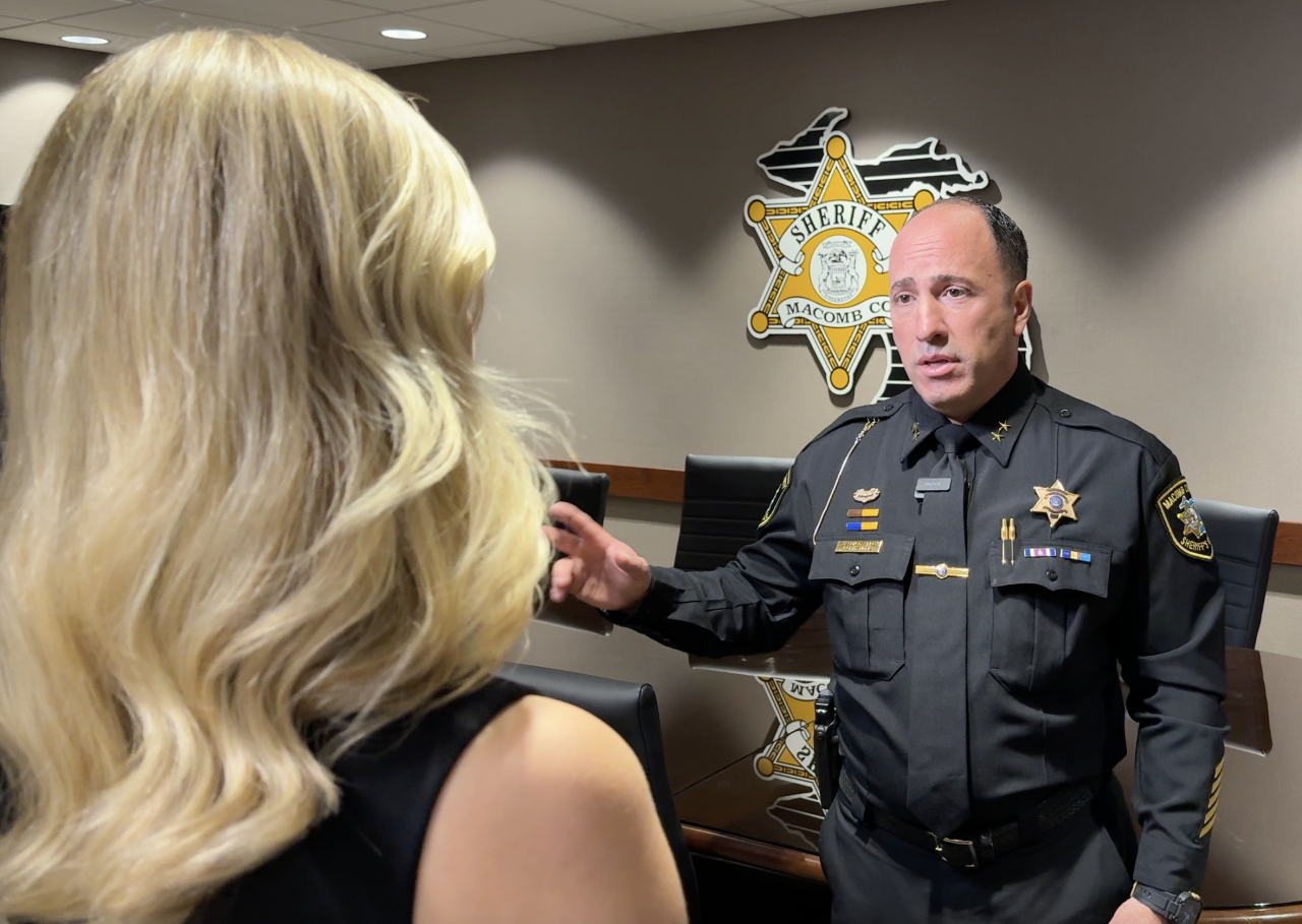 Commander Jason Abro with the Macomb County Sheriff’s Office