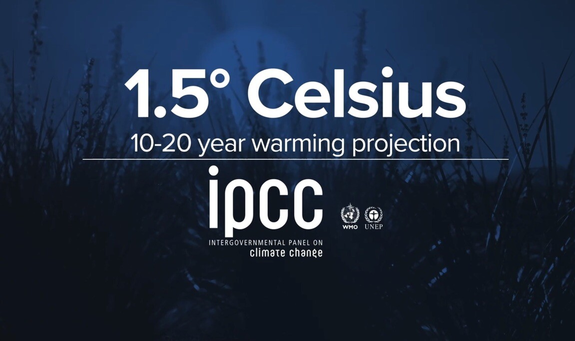 IPCC global temperature projection 10 to 20 years