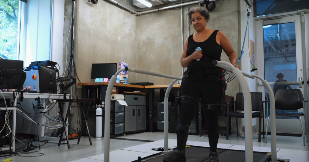 Powered exoskeleton helps Utah woman walk again after experiencing stroke