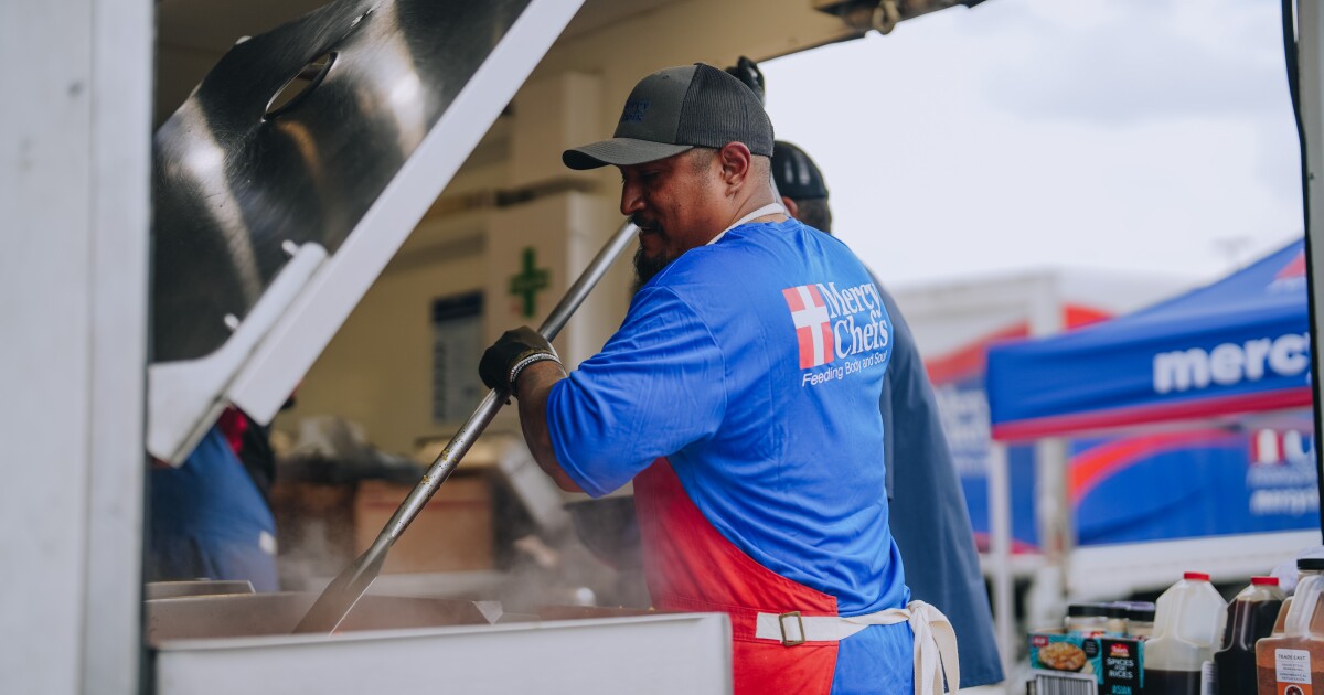 Mercy Chefs serving hot meals and hope to Texas flood victims