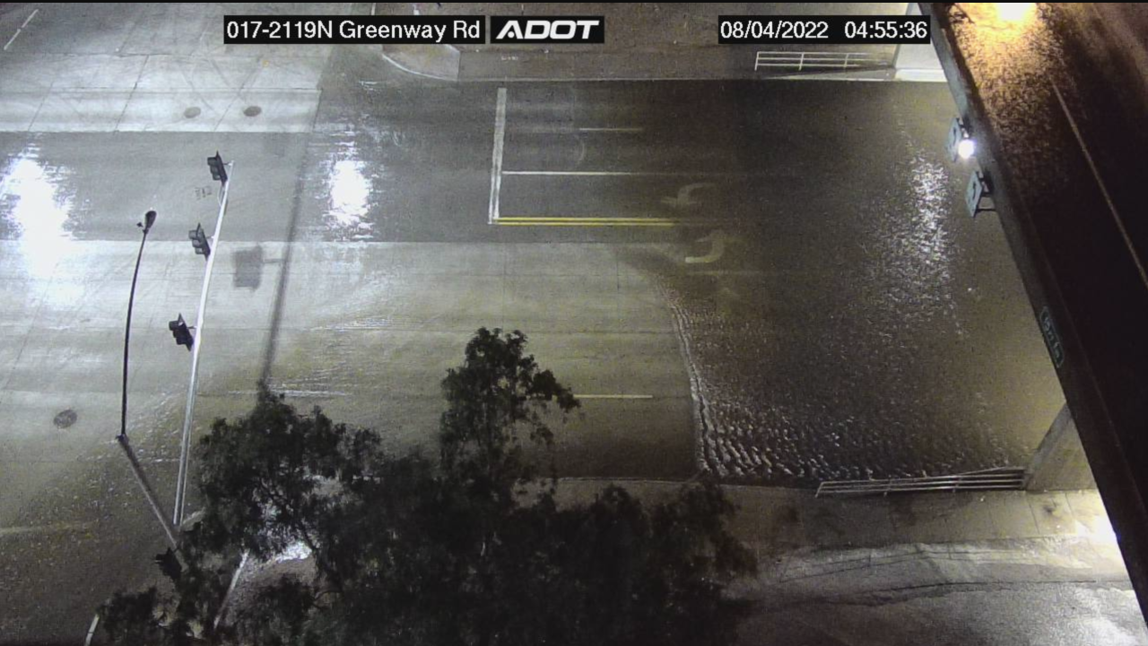 Greenway at I-17 flooding 8-4-22