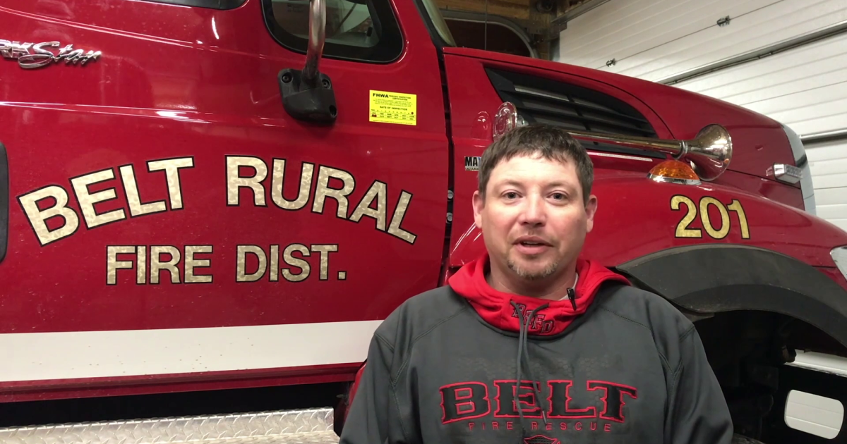 Volunteer firefighters in Montana say service is rewarding