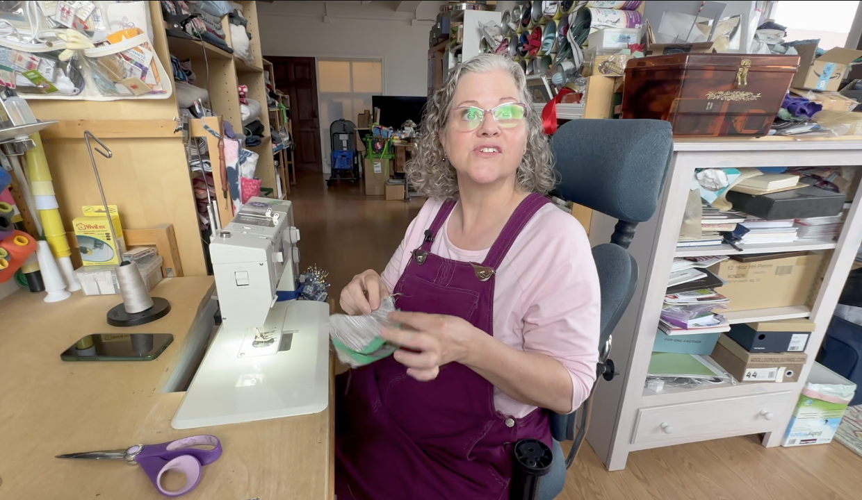 Textile artist Claire Thronburgh in Butte