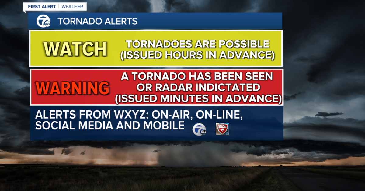 Tornado watches and warnings what's the difference?