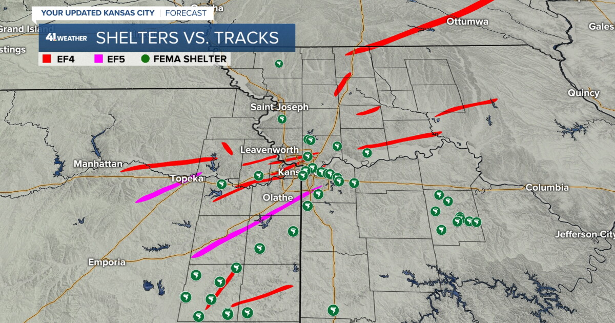 FEMA tornado shelters count compared to destructive tornado history - Vimarsana News