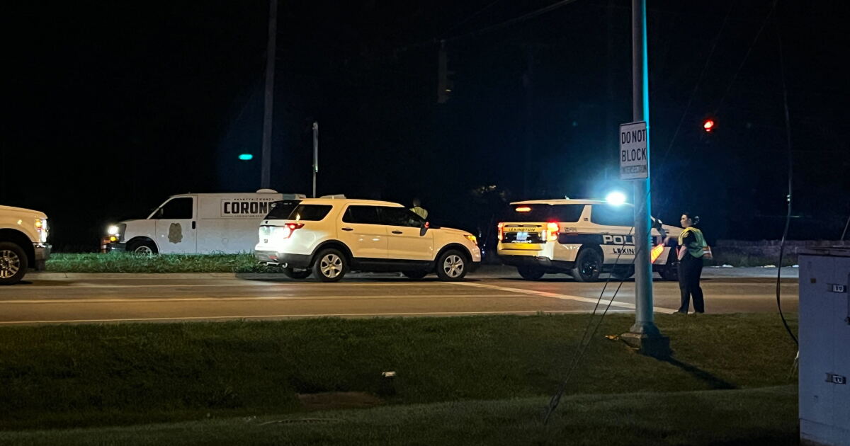 Coroner identifies pedestrian killed in overnight Lexington crash