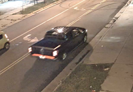 Pick up truck believed to be involved in shooting of 1-year-old boy.