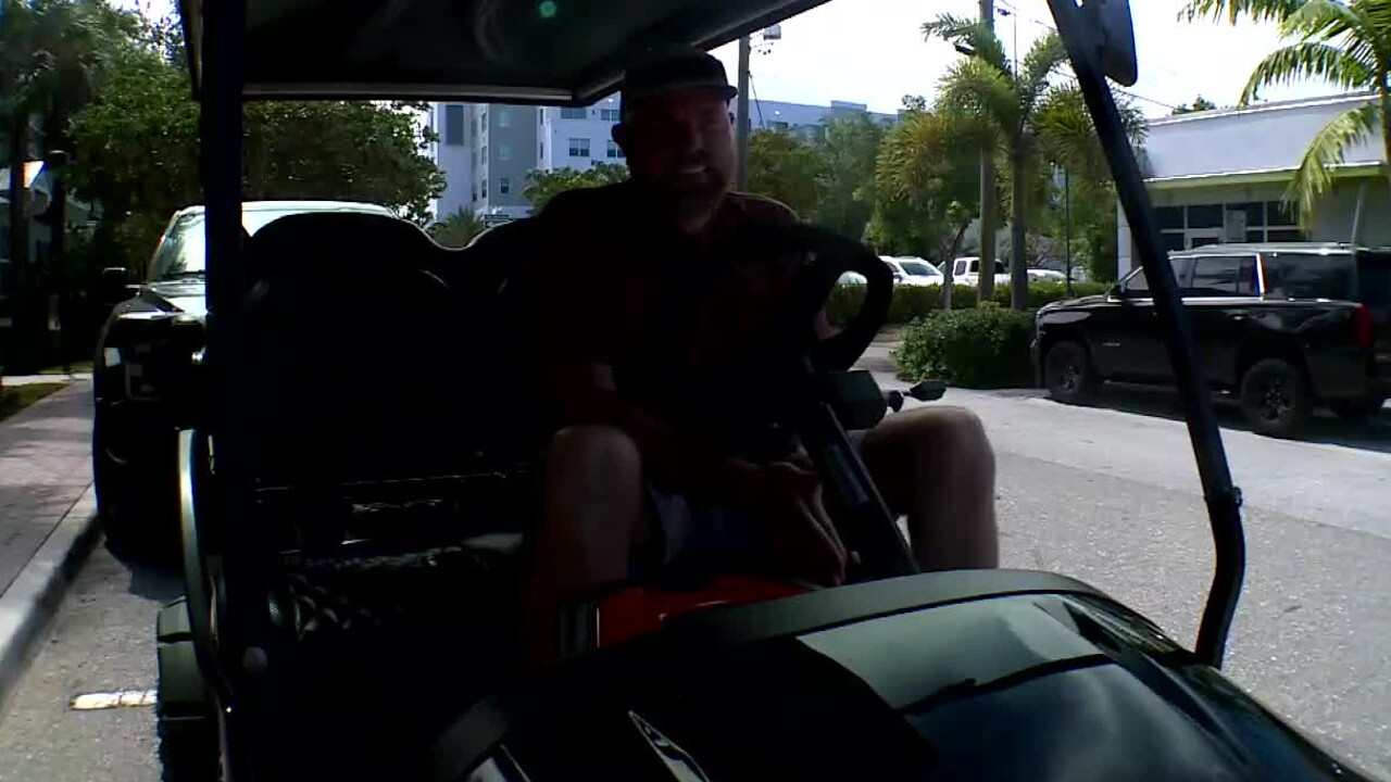 Delray Beach resident Rob Carey speaks to WPTV on Aug. 15, 2022