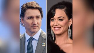 Justin Trudeau and Katy Perry