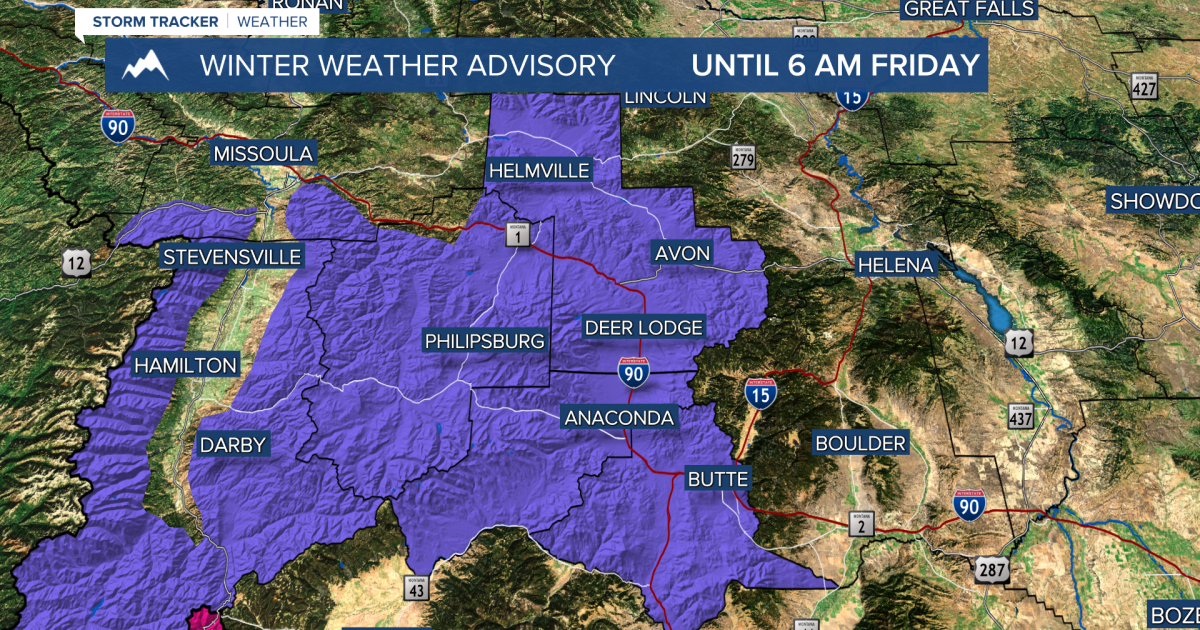 Late-summer snow targets the mountains of southwest Montana