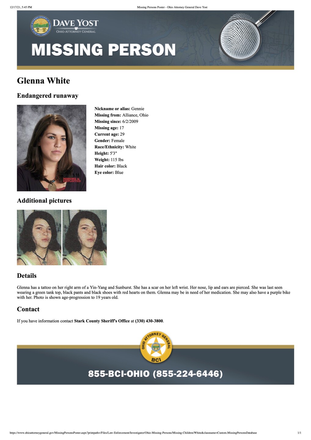 Glenna White missing person's poster.jpg