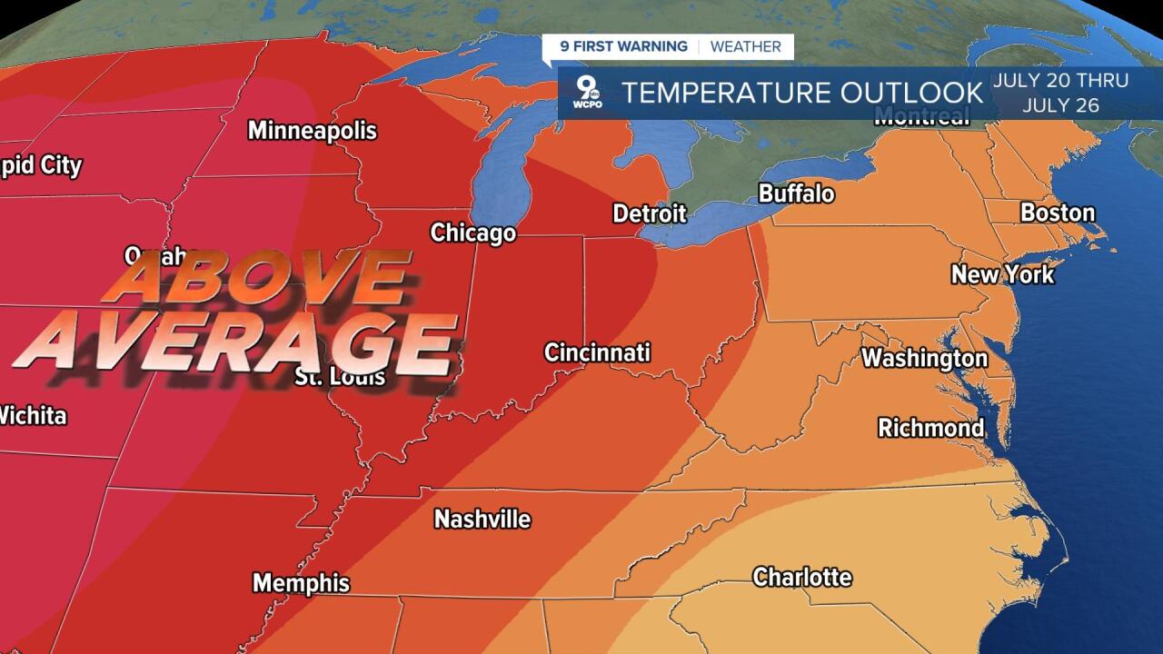 Climate Prediction Outlook for July 20 through July 26