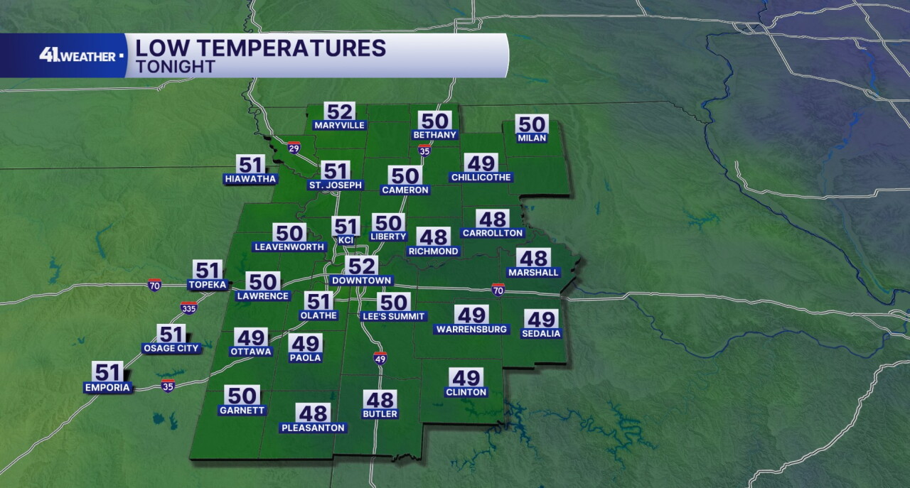 Wednesday Morning Temperatures