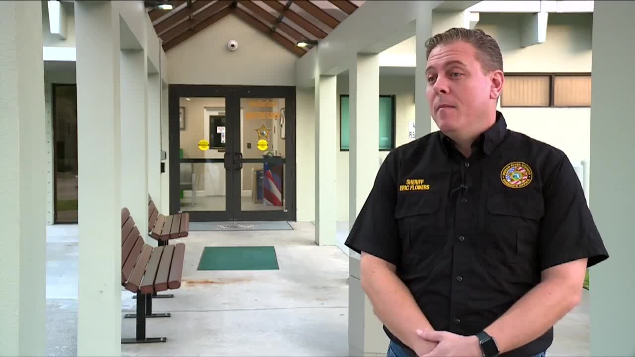 Indian River County Sheriff Eric Flowers remembers when his patrol vehicle hit by another