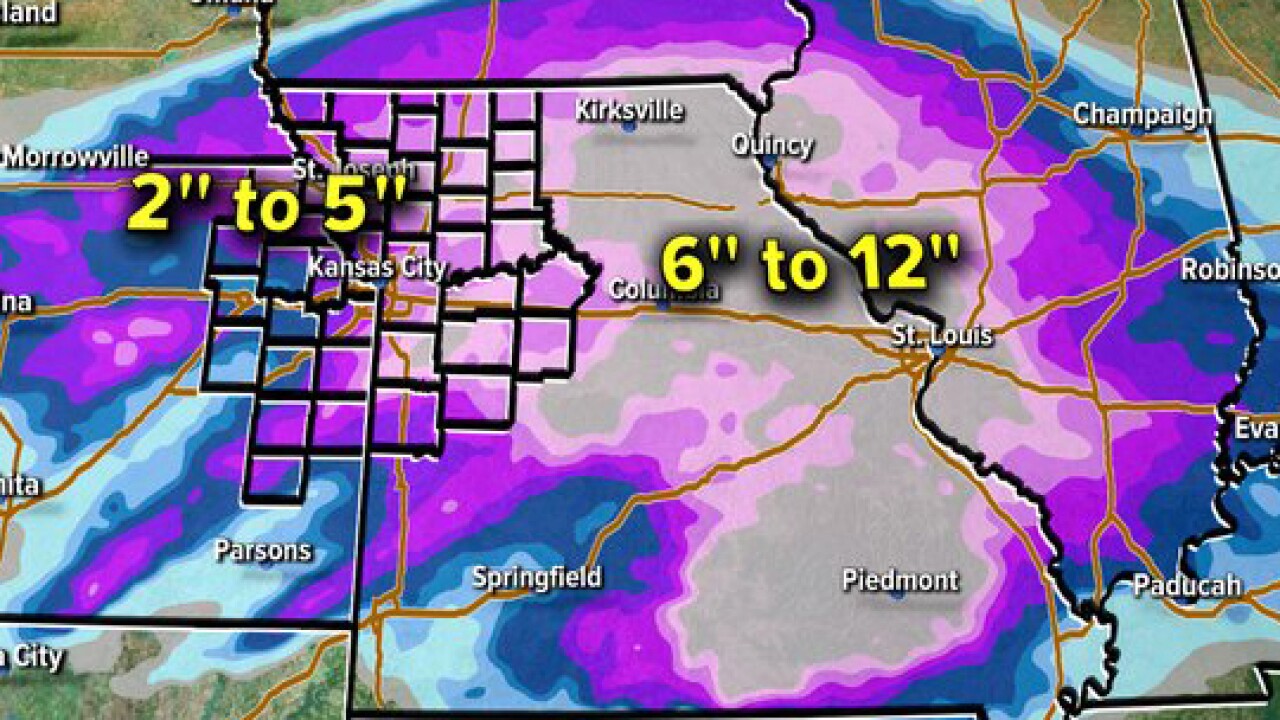 Winter weather advisory issued for Kansas City ahead of Chiefs Winter weather advisory issued for Kansas City ahead of Chiefs