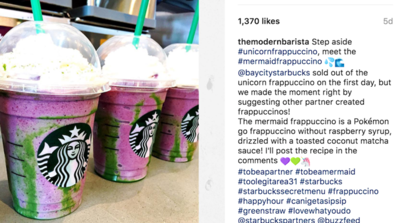 Mermaid Frappuccino Is Starbucks Newest Secret Drink