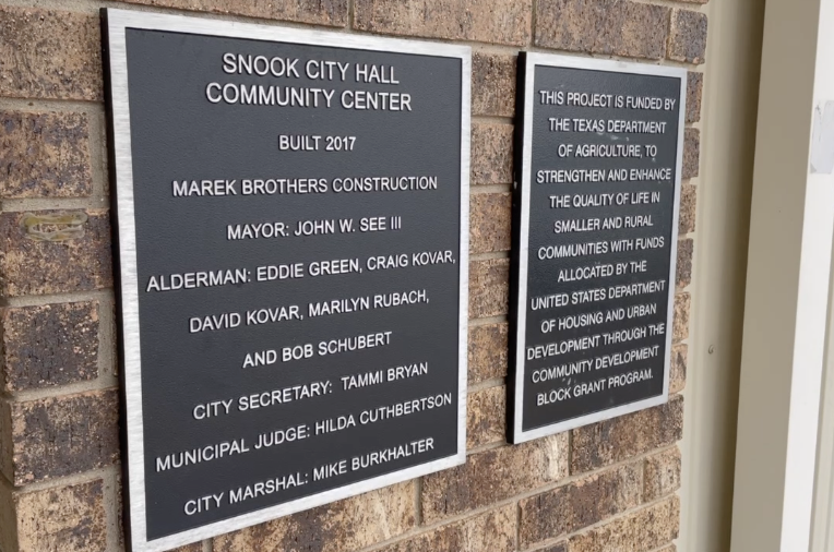 Open for business, police business: The city of Snook now has it's first fully functional police department