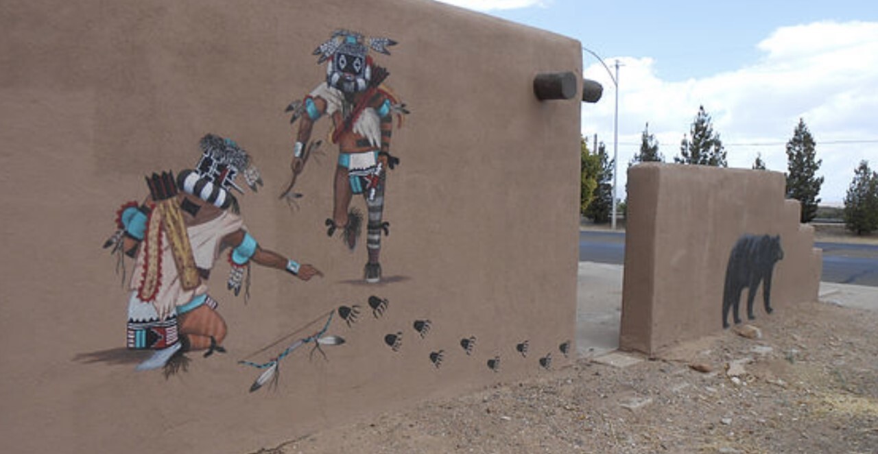 Benson Murals Kachina Dancers