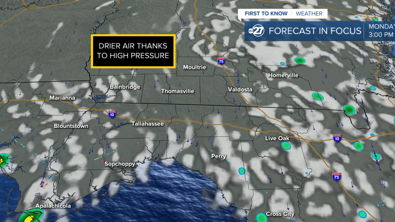 Drier air