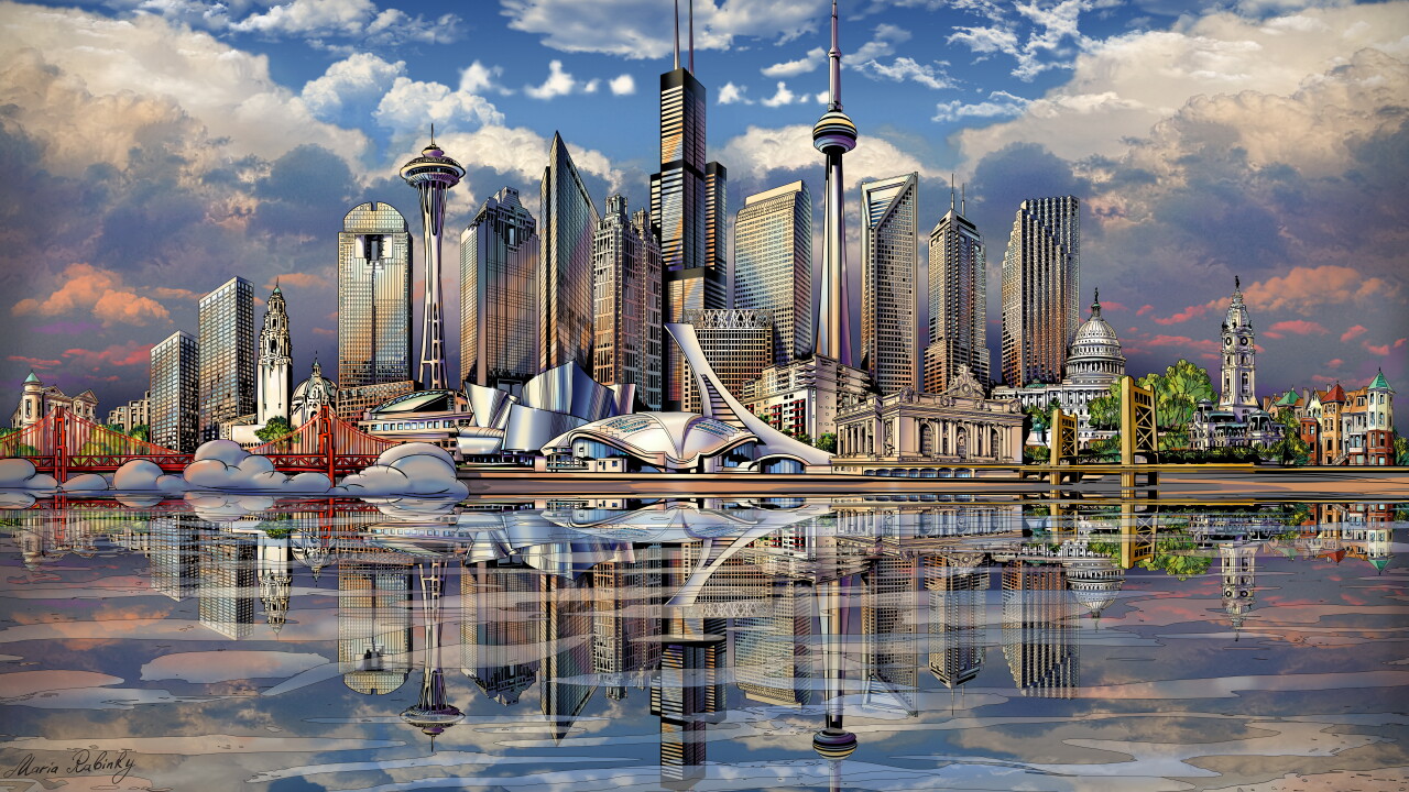 American Skyline by Maria Rabinky