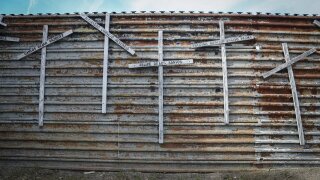 Memorial for migrants who have died