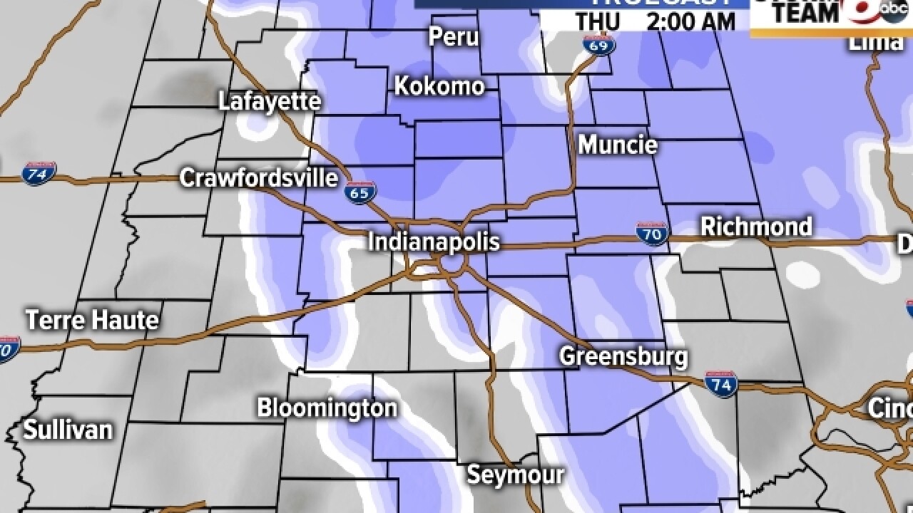 When will the rain end and the snow begin?
