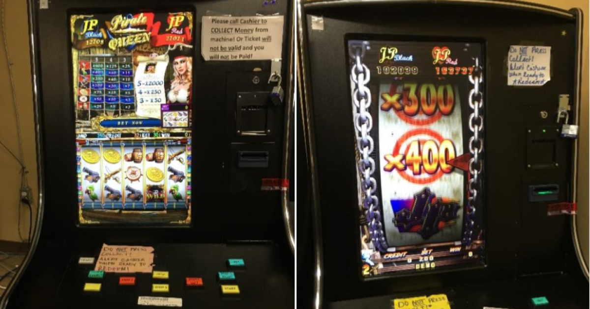 Police Seize Illegal Slot Machines Police Seize Illegal Slot Machines