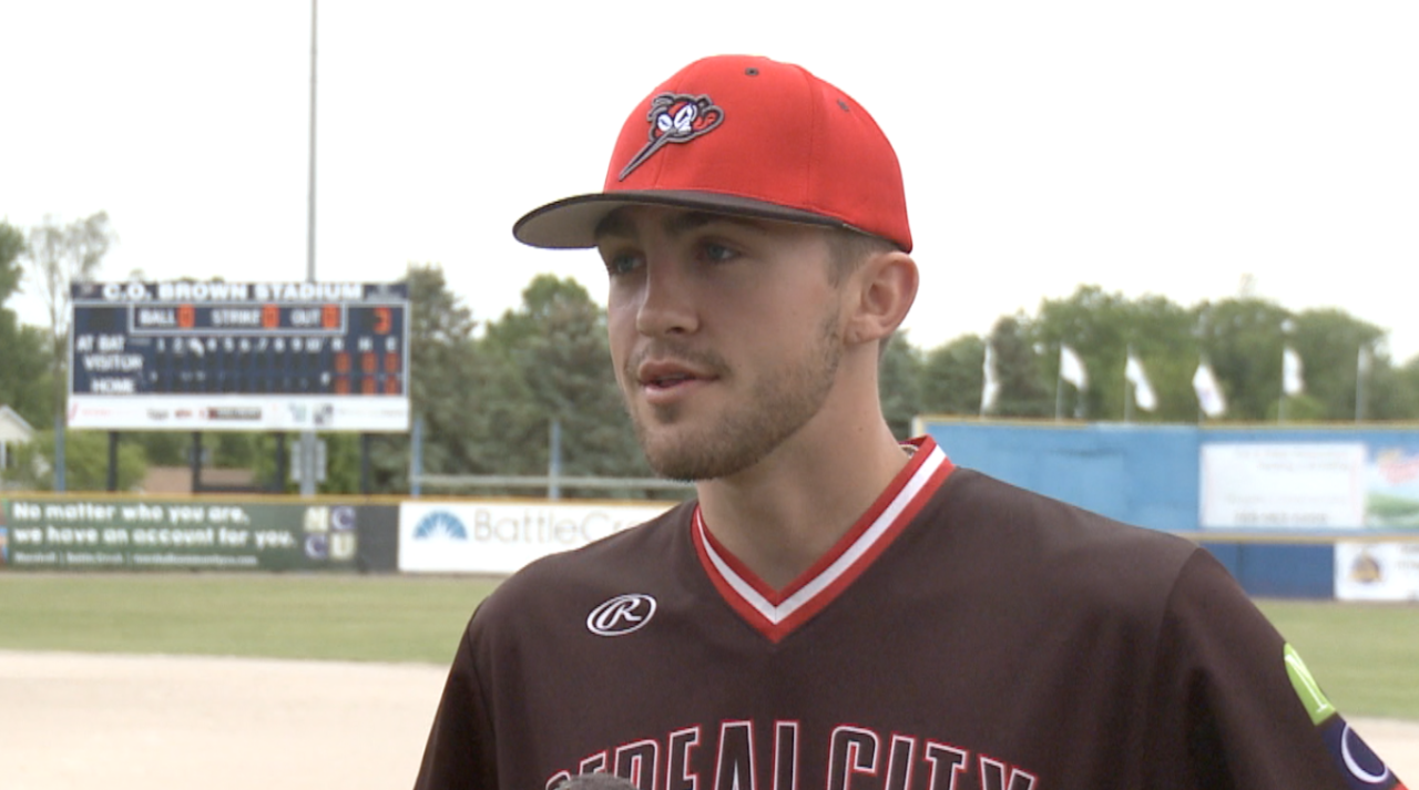 Payton Carney of the Battle Creek Bombers