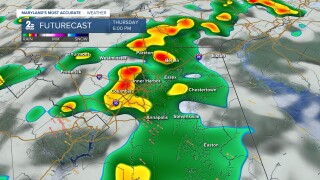 Thursday Storm chances