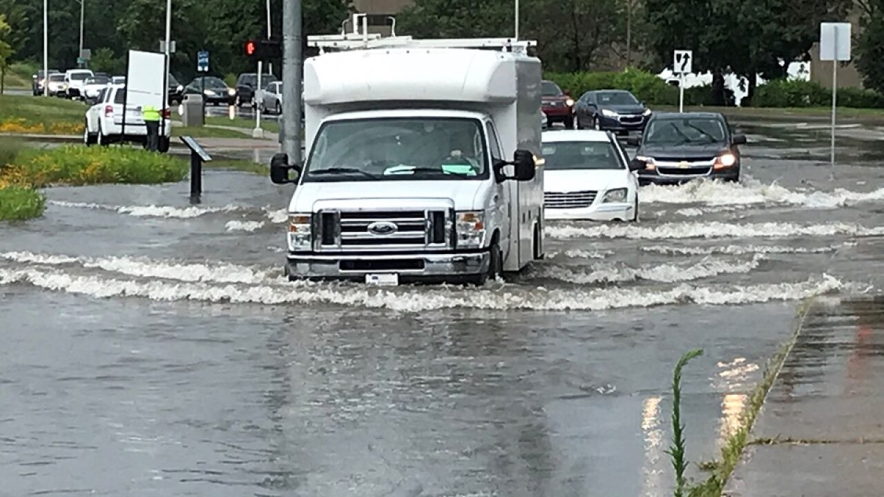 Torrential rains cause flash flooding all around Lexington