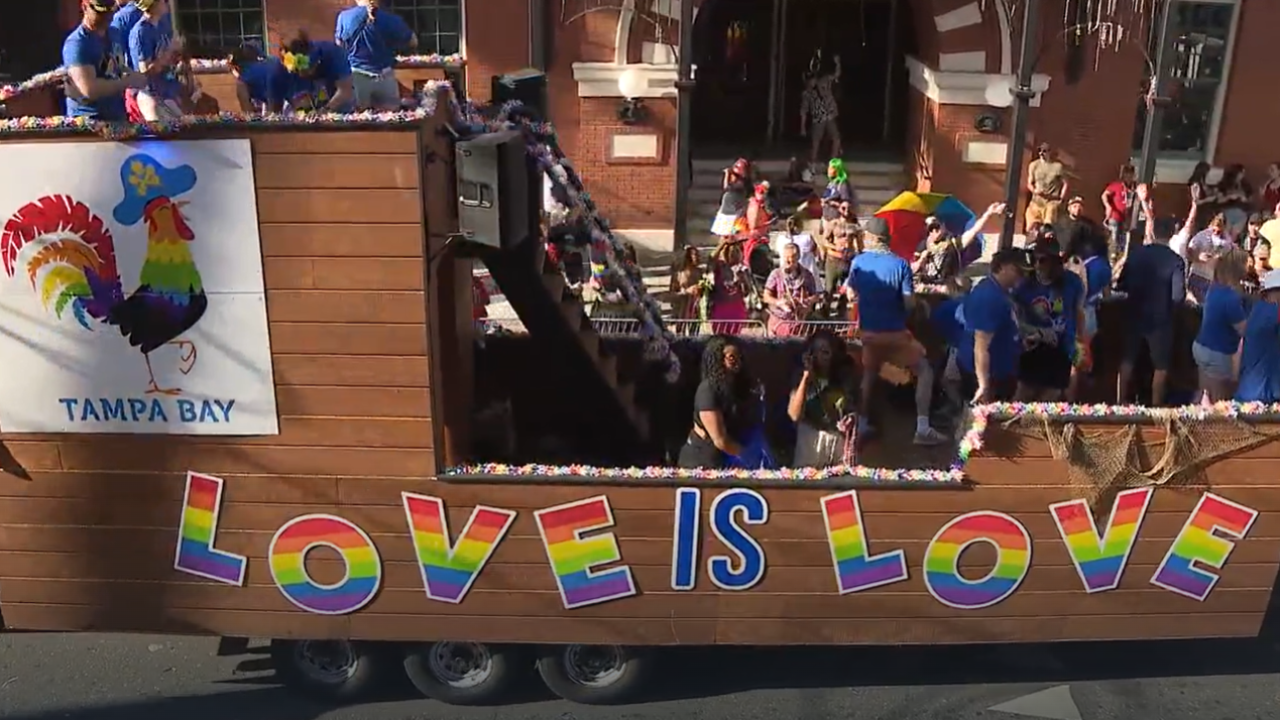 Tampa’s 10th annual Pride Diversity Parade rolled through Ybor City