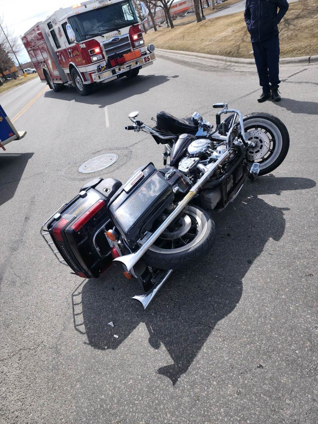 Shawn's bike after the accident