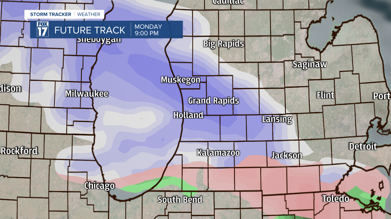 Wintry Mix Monday Evening