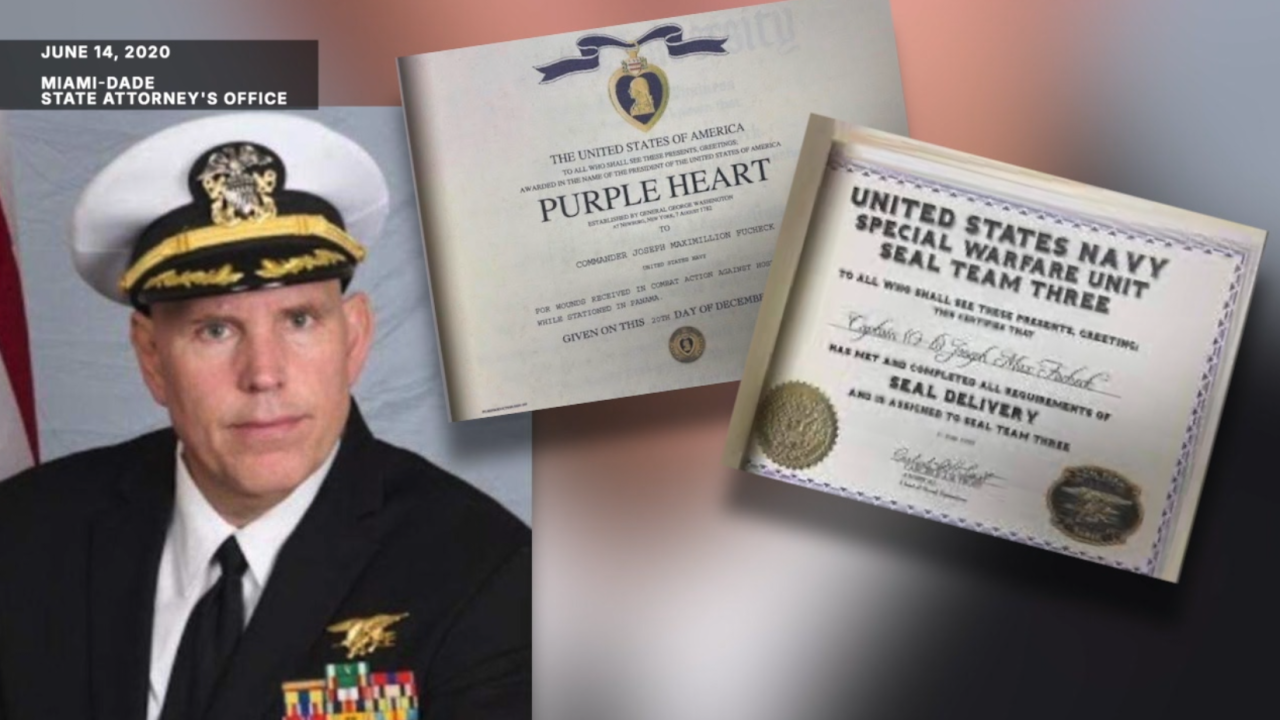  
Photo shows Fucheck in a Navy Admiral uniform