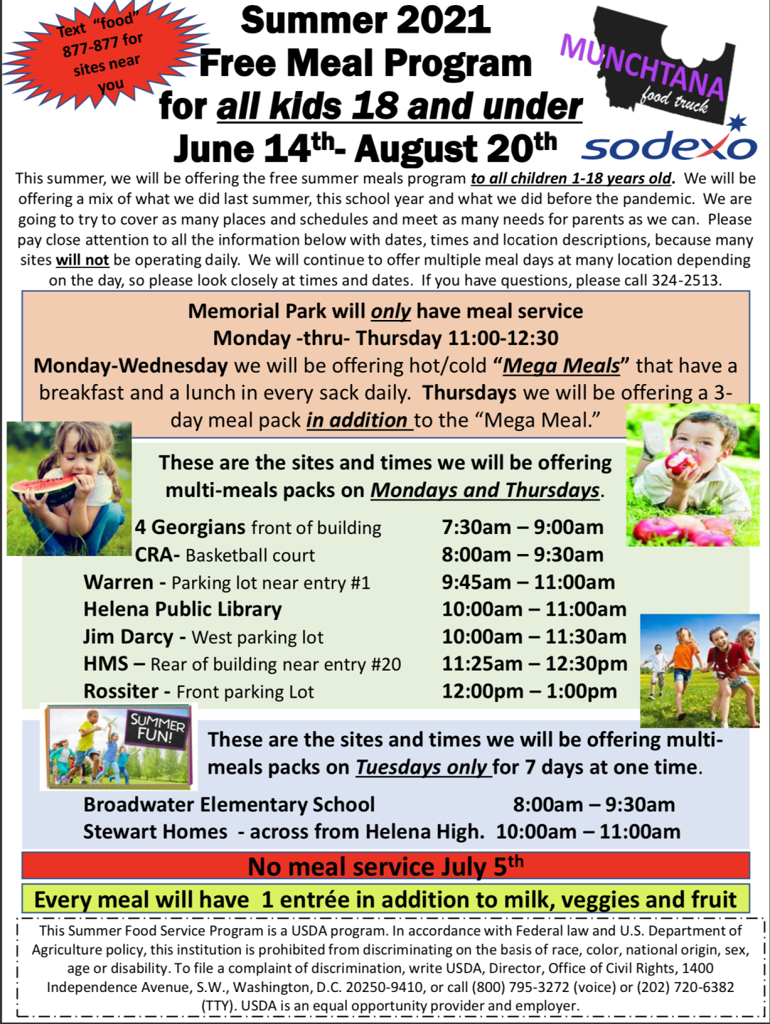 School Meal Extension