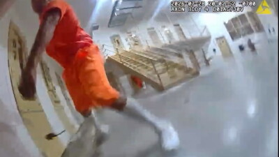 Body camera video shows an inmate in Arizona's Lewis prison attack a corrections officer.