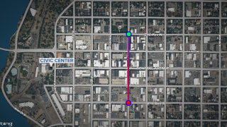 Natural gas pipeline replacement project along Fifth Street in Great Falls