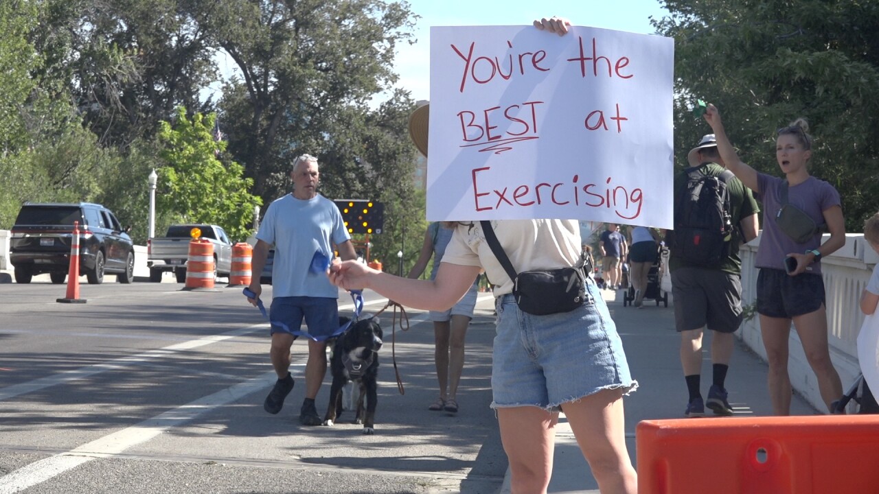 The race featured a lively atmosphere in downtown Boise