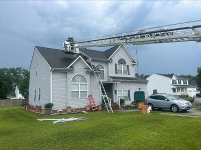Suffolk lightning fire 1