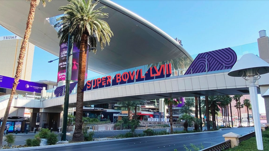 Super Bowl LVIII - Super Bowl decorations