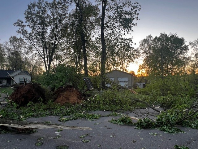 Storm Damage in Dorr