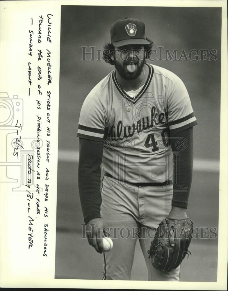 West Bend native Willie Mueller pitched for the Milwaukee Brewers in the late 70s and early 80s
